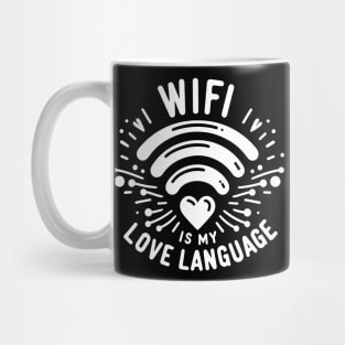 WIFI is My Love Language Mug